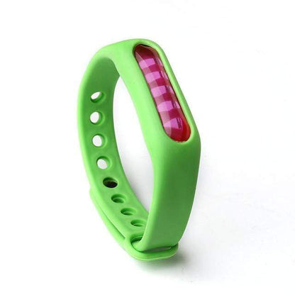 Mücken Abwehrband - Mückenschutz Armband  - Effektiver Schutz gegen Mücken - Unverzichtbares Zubehör für Camping und Wandern_grün