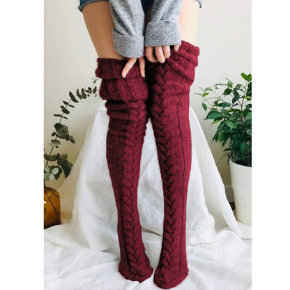 (1+1 Gratis) Overknee Kuschel Wintersocken - Warme Füße für kalte Tage!