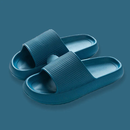Orthopädische Sandalen / Hausschuhe (extra weich) - Laufen wie auf Wolke 7 - blau neu