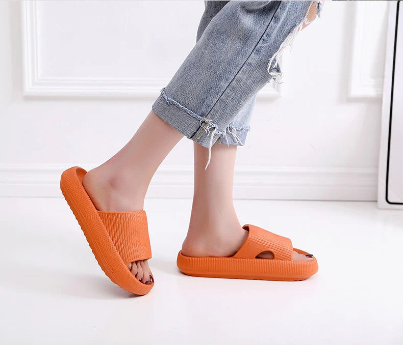 Orthopädische Sandalen / Hausschuhe (extra weich) - Laufen wie auf Wolke 7 -orange trend