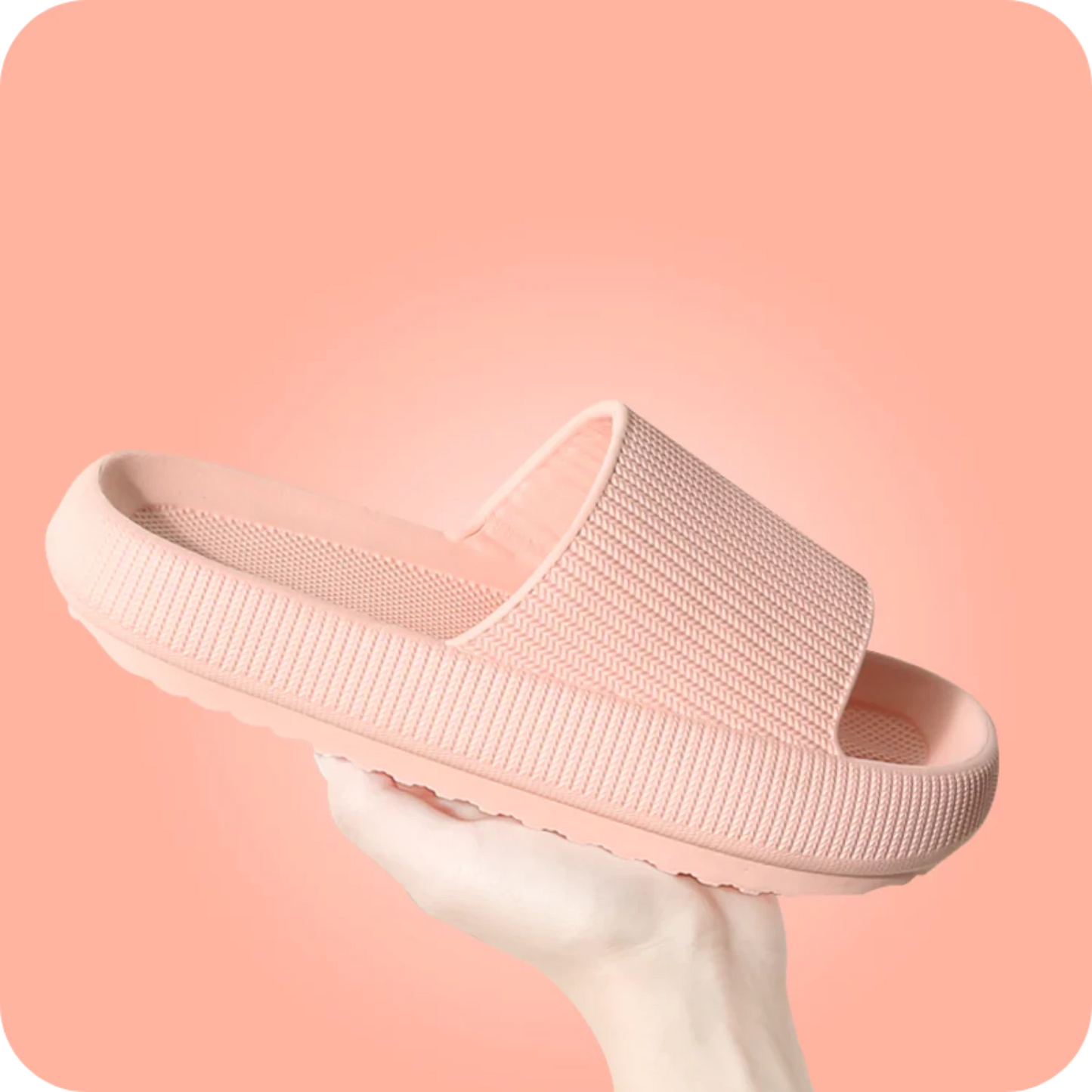 Orthopädische Sandalen / Hausschuhe (extra weich) - Laufen wie auf Wolke 7 - pink neu