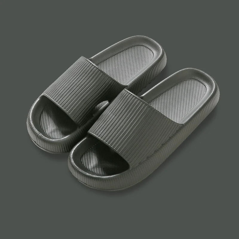 Orthopädische Sandalen / Hausschuhe (extra weich) - Laufen wie auf Wolke 7 - schwarz neu
