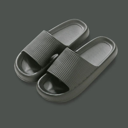 Orthopädische Sandalen / Hausschuhe (extra weich) - Laufen wie auf Wolke 7 - schwarz neu