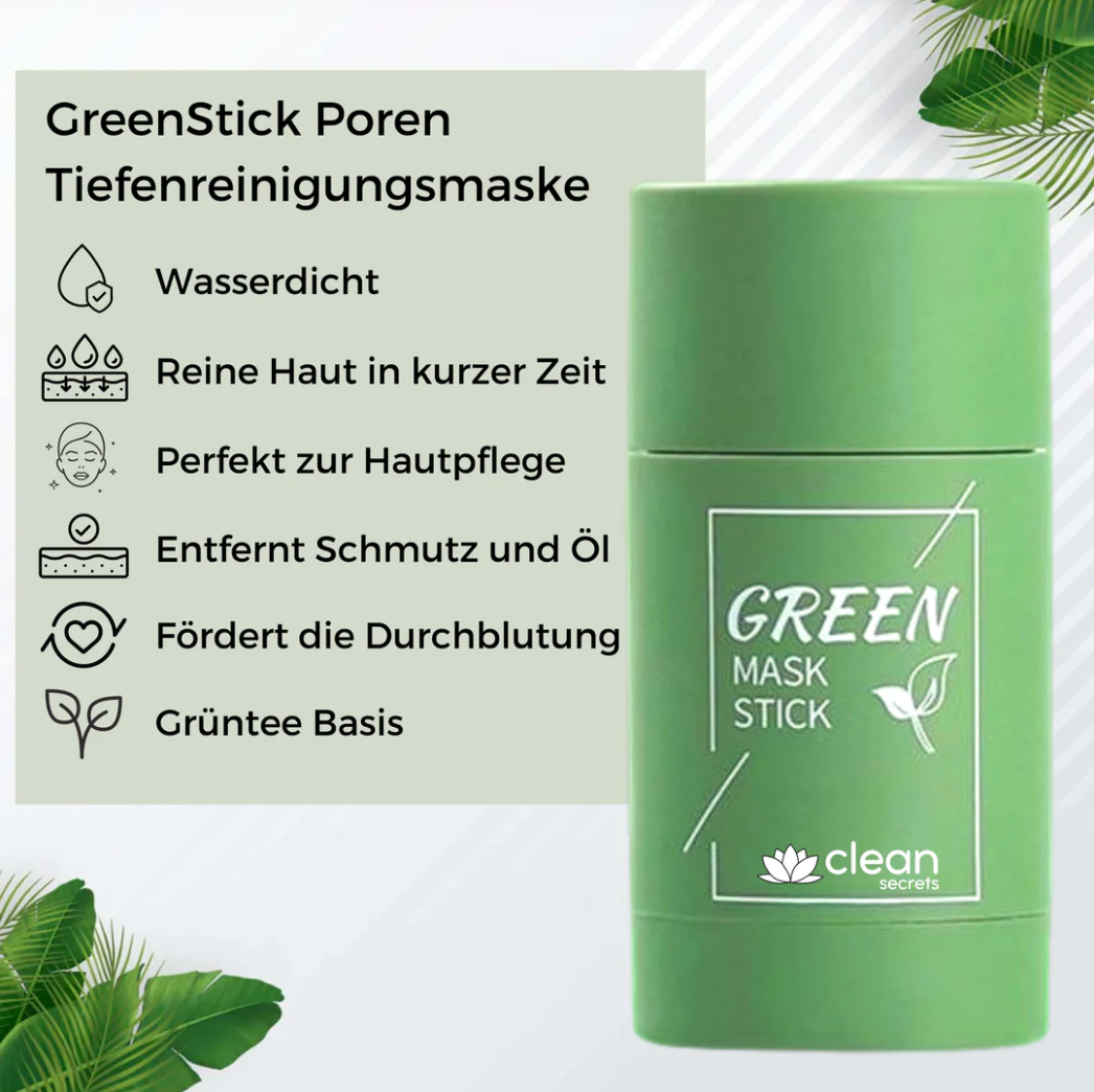 Poren Tiefenreinigungs-Maske Stick I Grüner Tee-Extrakt 1 22