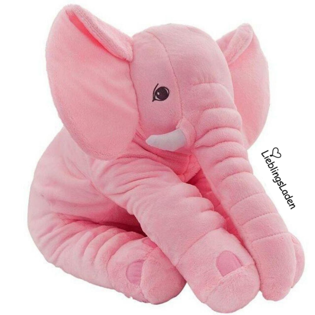 Riesen Elefantenkissen als Plüschtier pink
