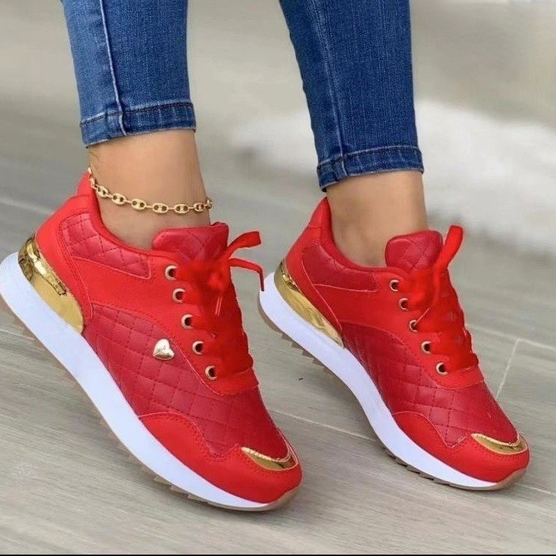 Gaboura Metillic Turnschuhe | Damen Turnschuhe mit Herz