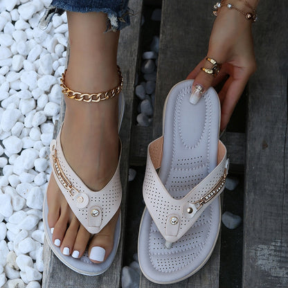 Deichma Sandalen | Damen-Flipflops mit ergonomischem Fußbett