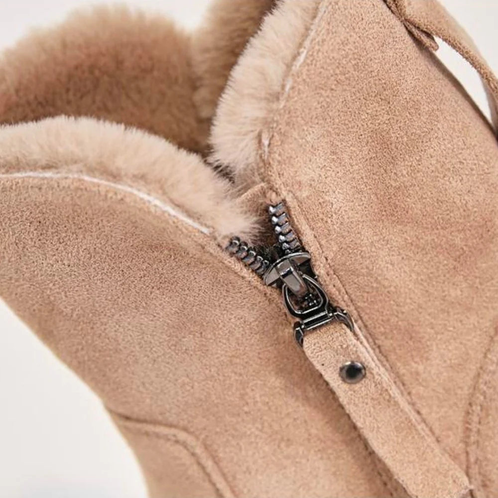 Salvira Damen-Schneestiefel - gefüttert, elegant & nie wieder kalte Füße_beige_8_lieblingsladen