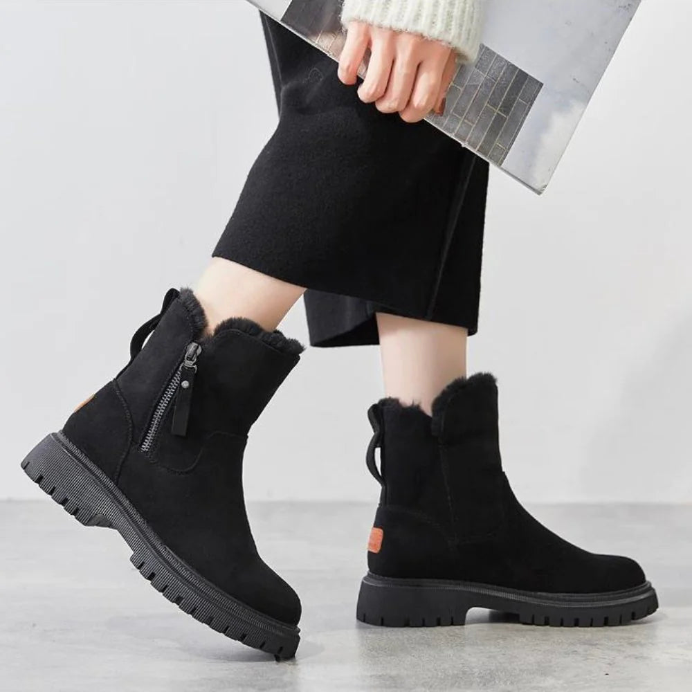 Salvira Damen-Schneestiefel - gefüttert, elegant & nie wieder kalte Füße_schwarz_4_lieblingsladen