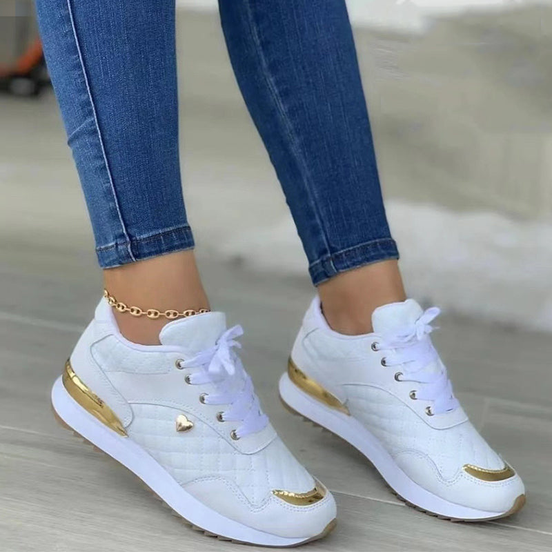 Gaboura Metillic Turnschuhe | Damen Turnschuhe mit Herz