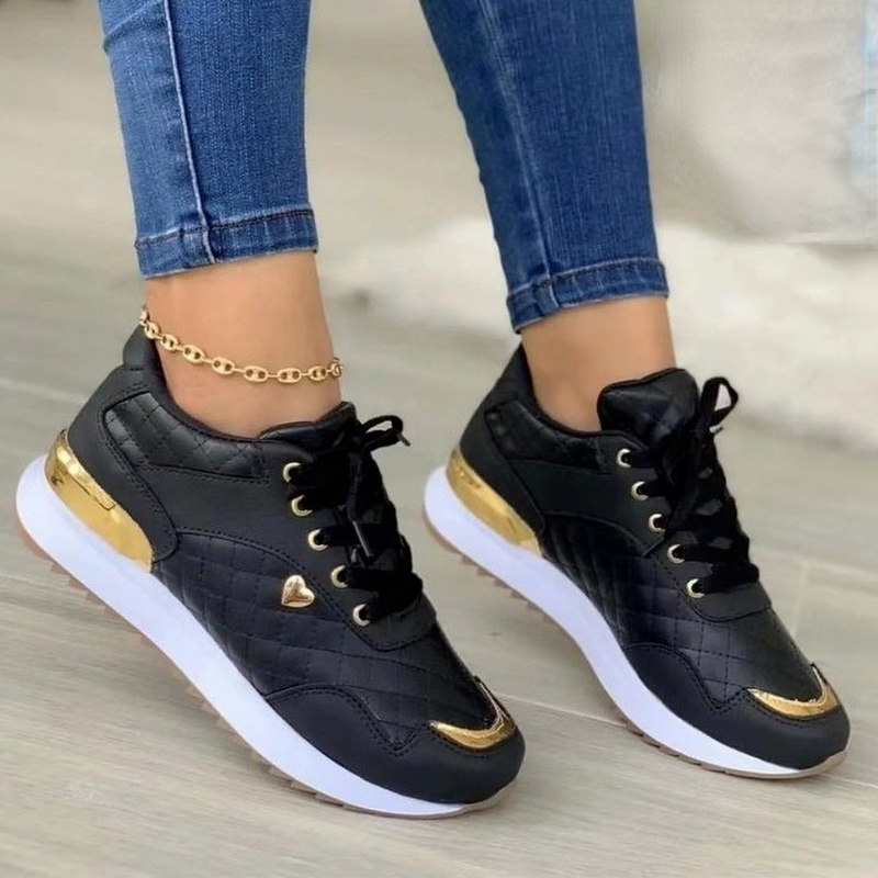 Gaboura Metillic Turnschuhe | Damen Turnschuhe mit Herz