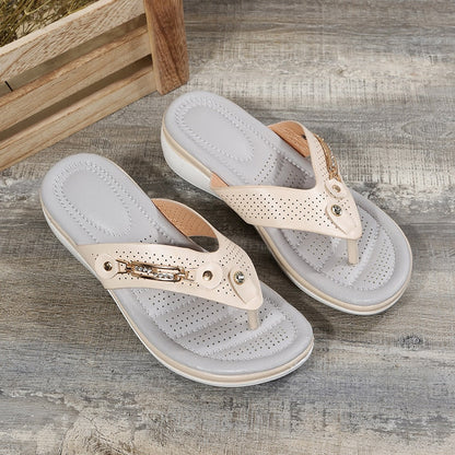 Deichma Sandalen | Damen-Flipflops mit ergonomischem Fußbett