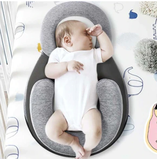 Verstellbares Babybett - gegen Plattkopf und Verdauungsprobleme schwarz _ orthopaedisch
