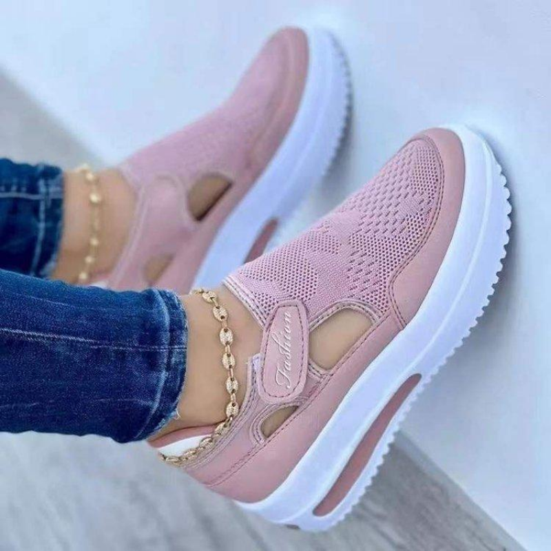 Zora Slip-On | Atmungsaktiver Damen-Trainer, rosa