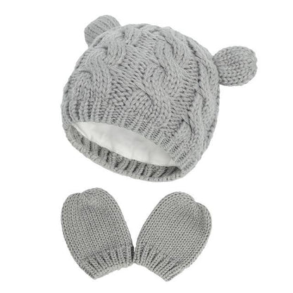 Baby-Winterset (Mütze und Handschuhe)