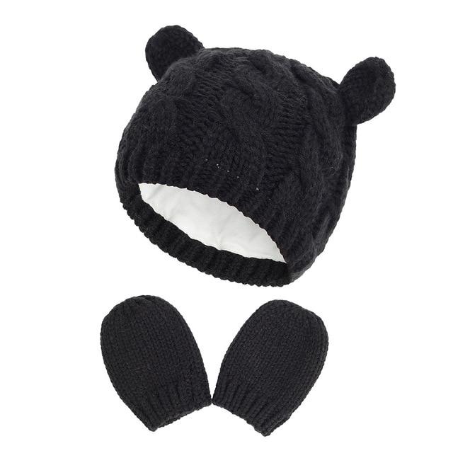 Baby-Winterset (Mütze und Handschuhe)