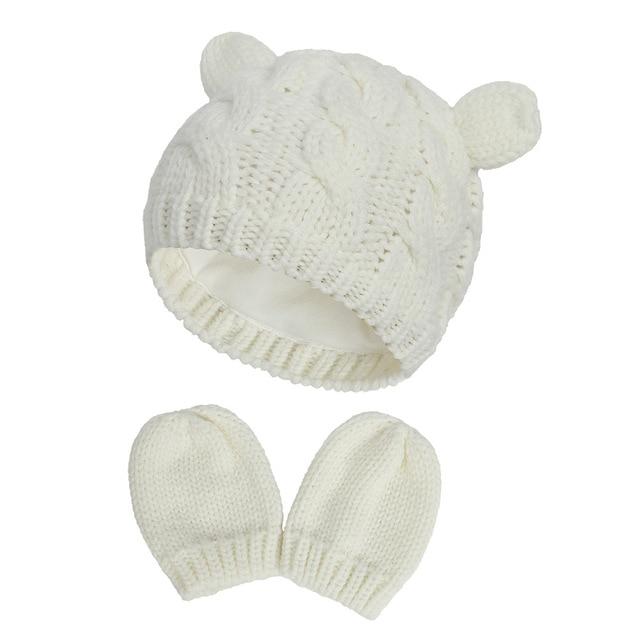 Baby-Winterset (Mütze und Handschuhe)