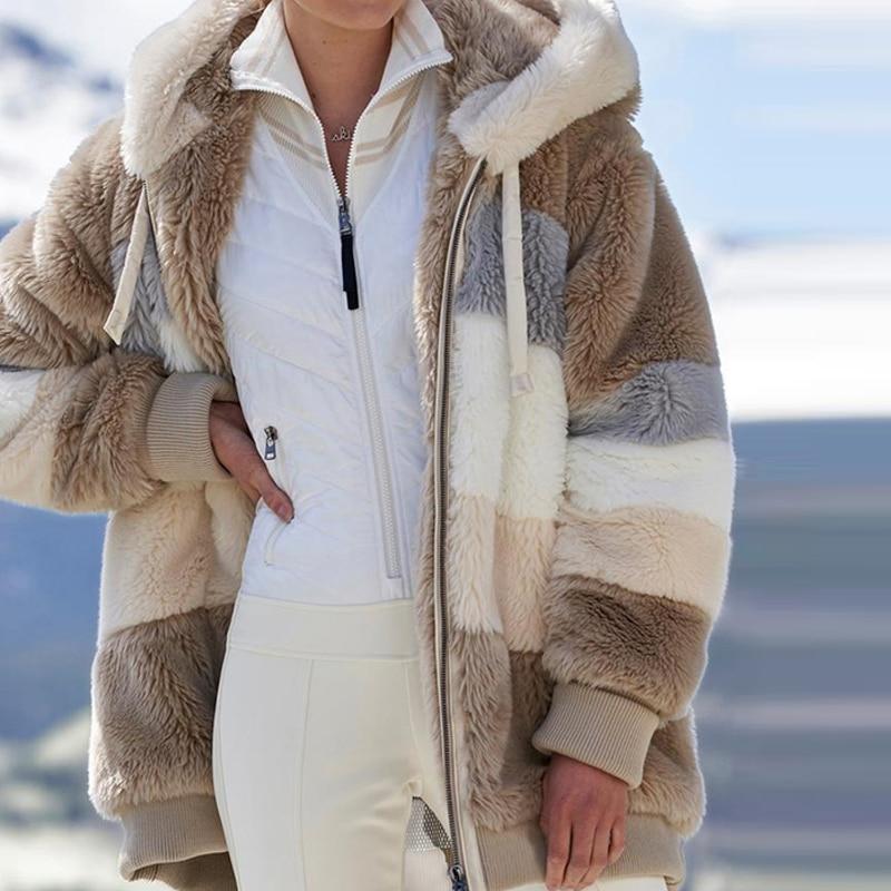 Designer Damenjacke - dick, warm und bequem