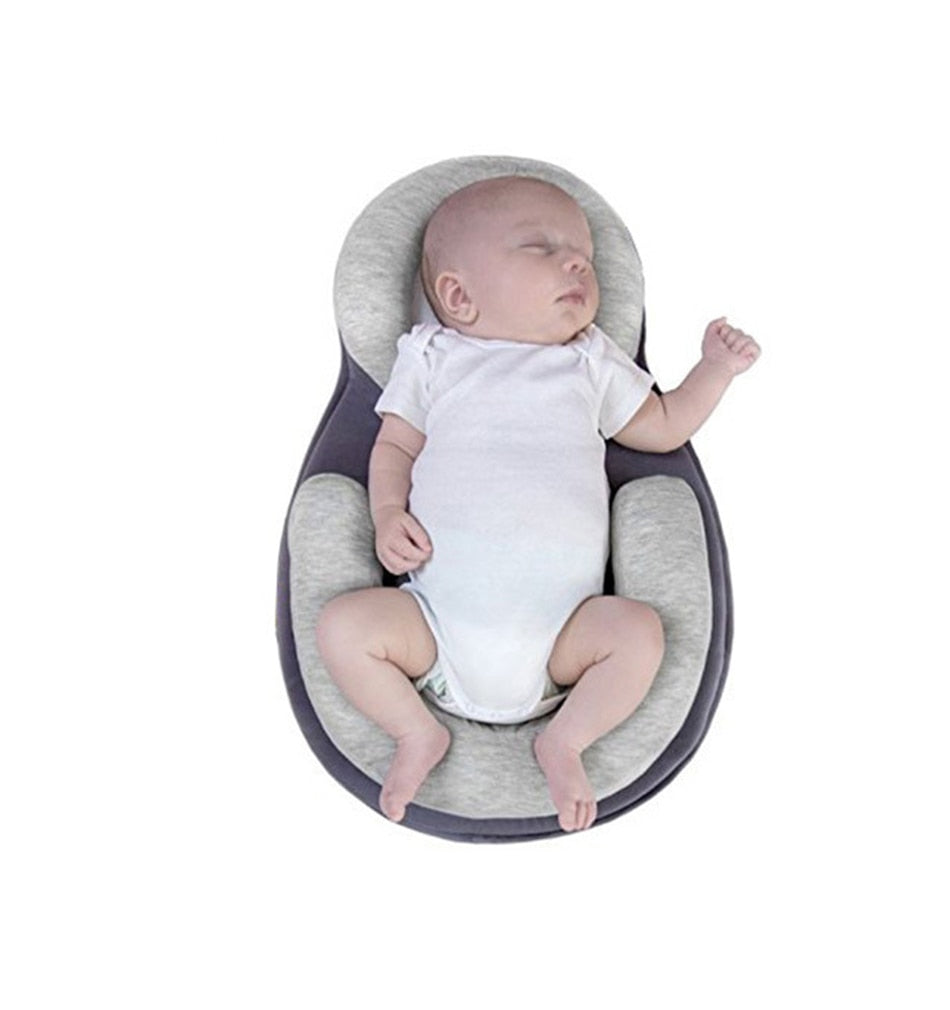 Verstellbares Babybett - gegen Plattkopf und Verdauungsprobleme  schwarz
