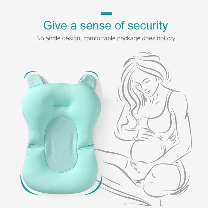 Badewannenkissen für Babys inkl. Sicherheitsgurt_blau_testsieger