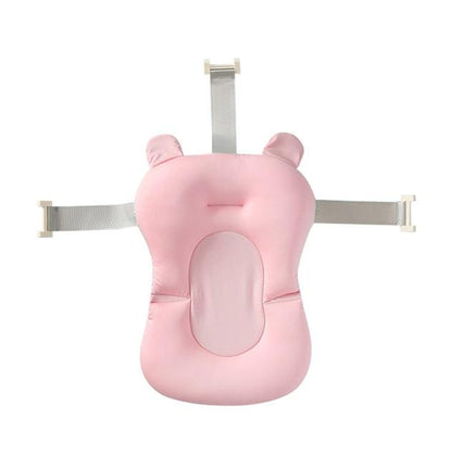 Badewannenkissen für Babys inkl. Sicherheitsgurt_pink