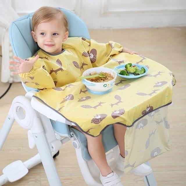 Baby Tisch Cover I Baby Lätzchen mit Ärmeln - Ärmellätzchen