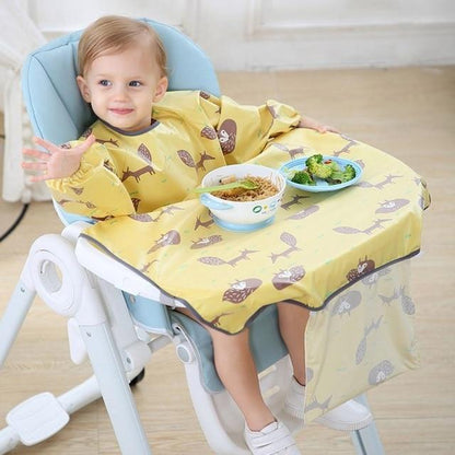 Baby Tisch Cover I Baby Lätzchen mit Ärmeln - Ärmellätzchen