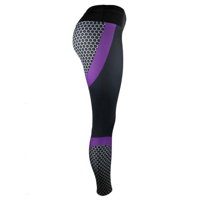 Fitness Push-up Leggins - komprimiert, strafft und holt die perfekte Figur aus Ihnen heraus_lila 4