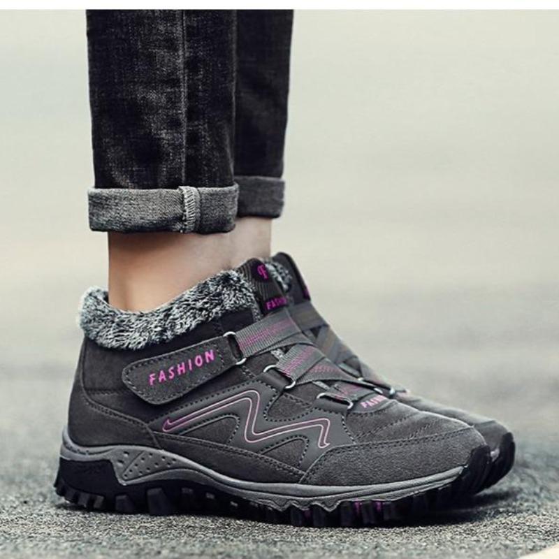 Winterschuh mit Innenfutter - grau