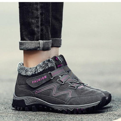 Winterschuh mit Innenfutter - grau