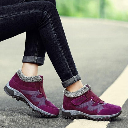 Winterschuh mit Innenfutter - rot