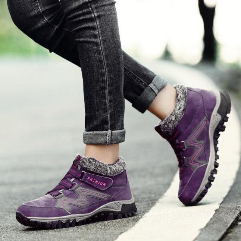 Winterschuh mit Innenfutter - lila