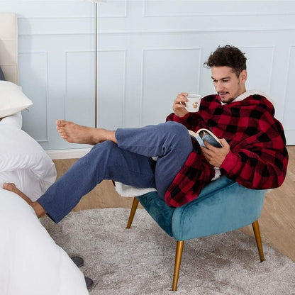 DER KUSCHELHOODIE - Warme Kapuzendecke als Pullover in Übergröße