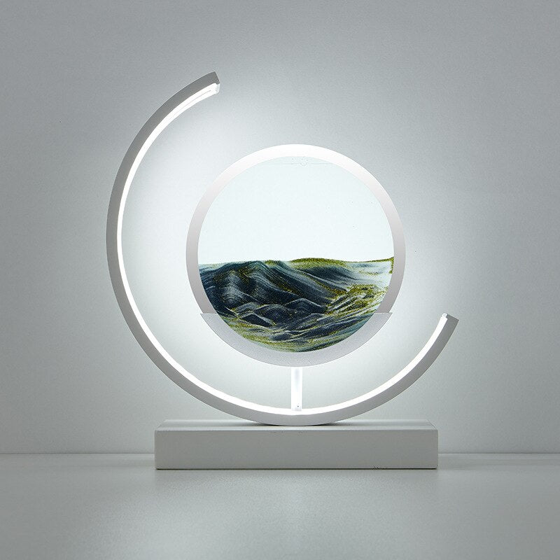 Sandscape light™ | Die Kunst des Sandes der Tiefsee - wunderschön, vielseitig, mit Beleuchtung _weiß grün 3