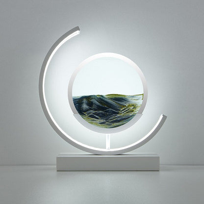 Sandscape light™ | Die Kunst des Sandes der Tiefsee - wunderschön, vielseitig, mit Beleuchtung _weiß grün 3