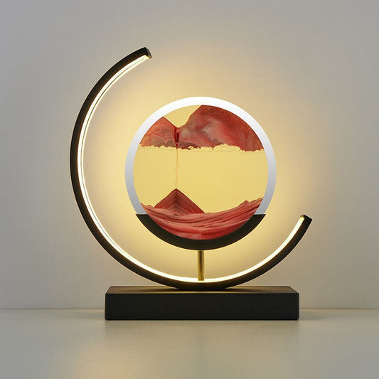 Sandscape light™ | Die Kunst des Sandes der Tiefsee - wunderschön, vielseitig, mit Beleuchtung _schwarz rot 3