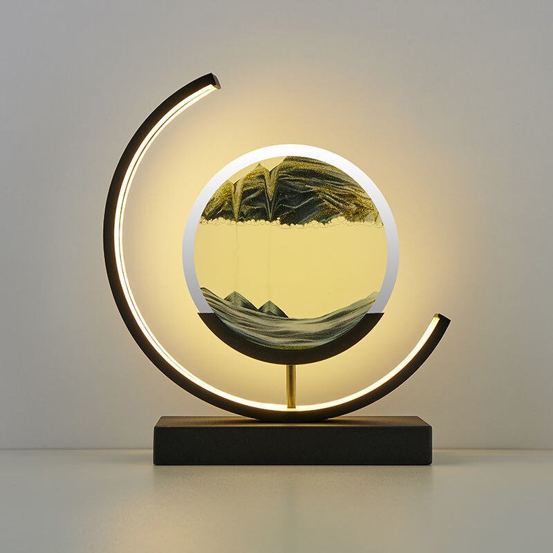 Sandscape light™ | Die Kunst des Sandes der Tiefsee - wunderschön, vielseitig, mit Beleuchtung _schwarz grün 2