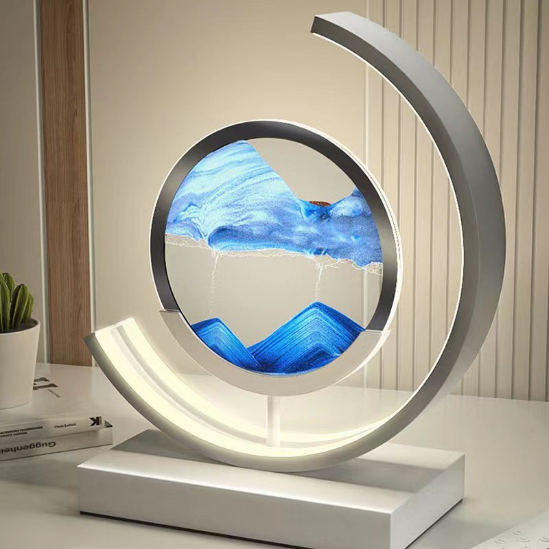 Sandscape light™ | Die Kunst des Sandes der Tiefsee - wunderschön, vielseitig, mit Beleuchtung _grau