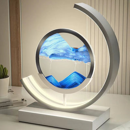 Sandscape light™ | Die Kunst des Sandes der Tiefsee - wunderschön, vielseitig, mit Beleuchtung _grau