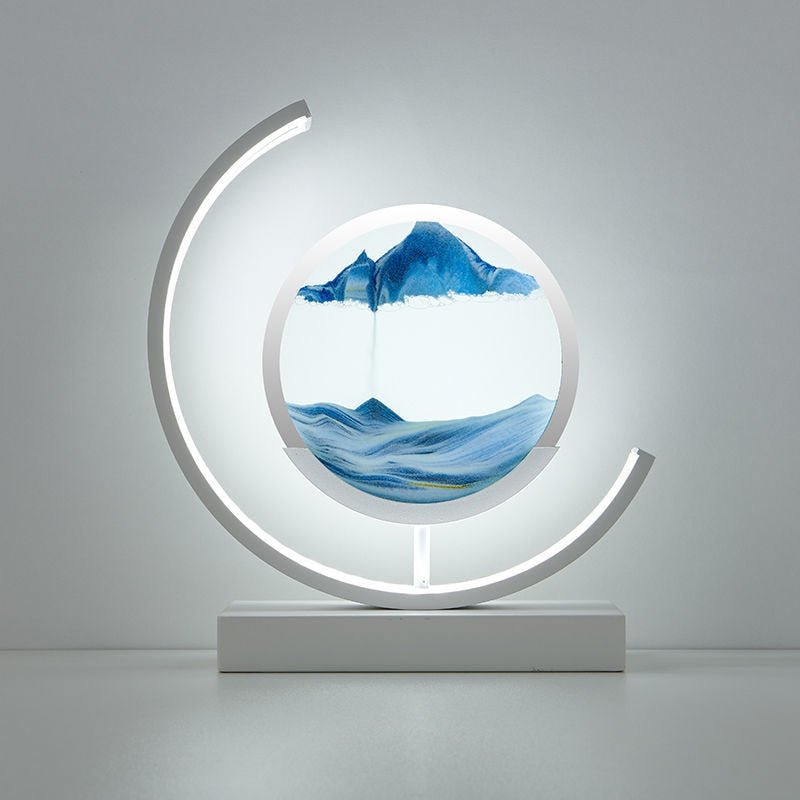 Sandscape light™ | Die Kunst des Sandes der Tiefsee - wunderschön, vielseitig, mit Beleuchtung _weiß blau