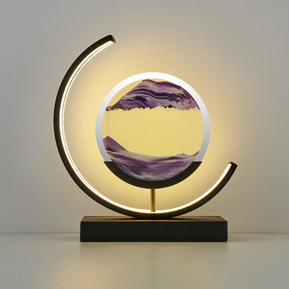 Sandscape light™ | Die Kunst des Sandes der Tiefsee - wunderschön, vielseitig, mit Beleuchtung _schwarz lila