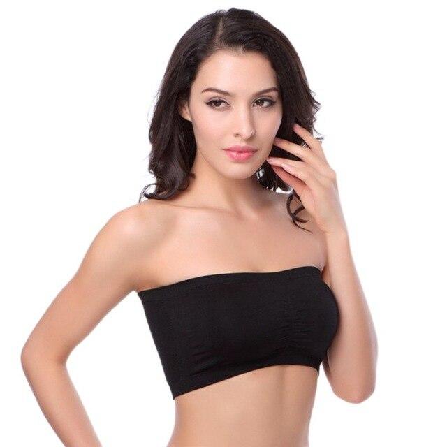 Nahtloses Bandeau / rutschfester BH_schwarz_3