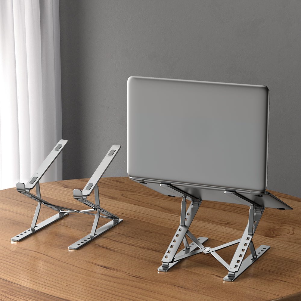 Zusammenklappbarer Laptop-Ständer | Ideal für die Arbeit von zu Hause aus!